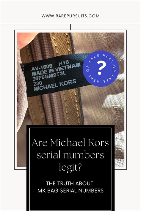 michael kors serial number 1974222|how to authenticate michael kors.